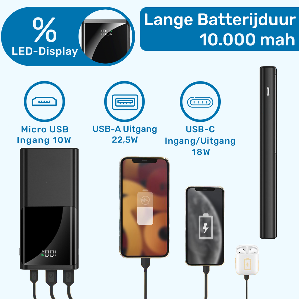 UFUZON Powerbank 10k mah