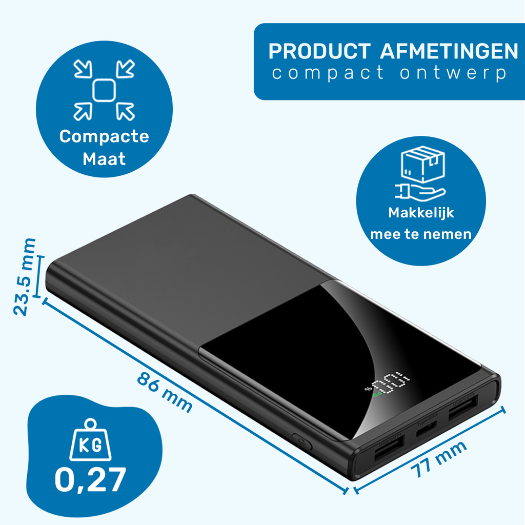 UFUZON Powerbank 10k mah
