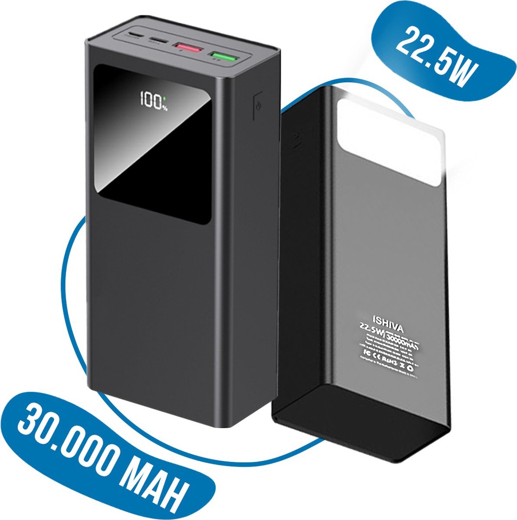 UFUZON Powerbank 30k mah 
