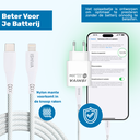 UFUZON Ishiva USB-C Adapter Ladegerät USB-Stecker–USB-C-zu-Lightning-Kabel–20W