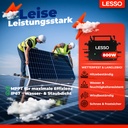 Balkonkraftwerk 800 Watt |  PV Solar Balkonkraftwerk 820WP |  Microwechselrichter / 2 PV-Module / Kabel