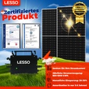 Balkonkraftwerk 800 Watt |  PV Solar Balkonkraftwerk 820WP |  Microwechselrichter / 2 PV-Module / Kabel