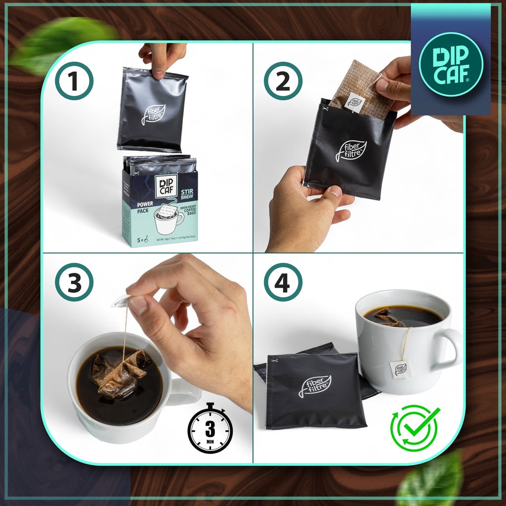Dipcaf Power Box 5 pcs Coffee