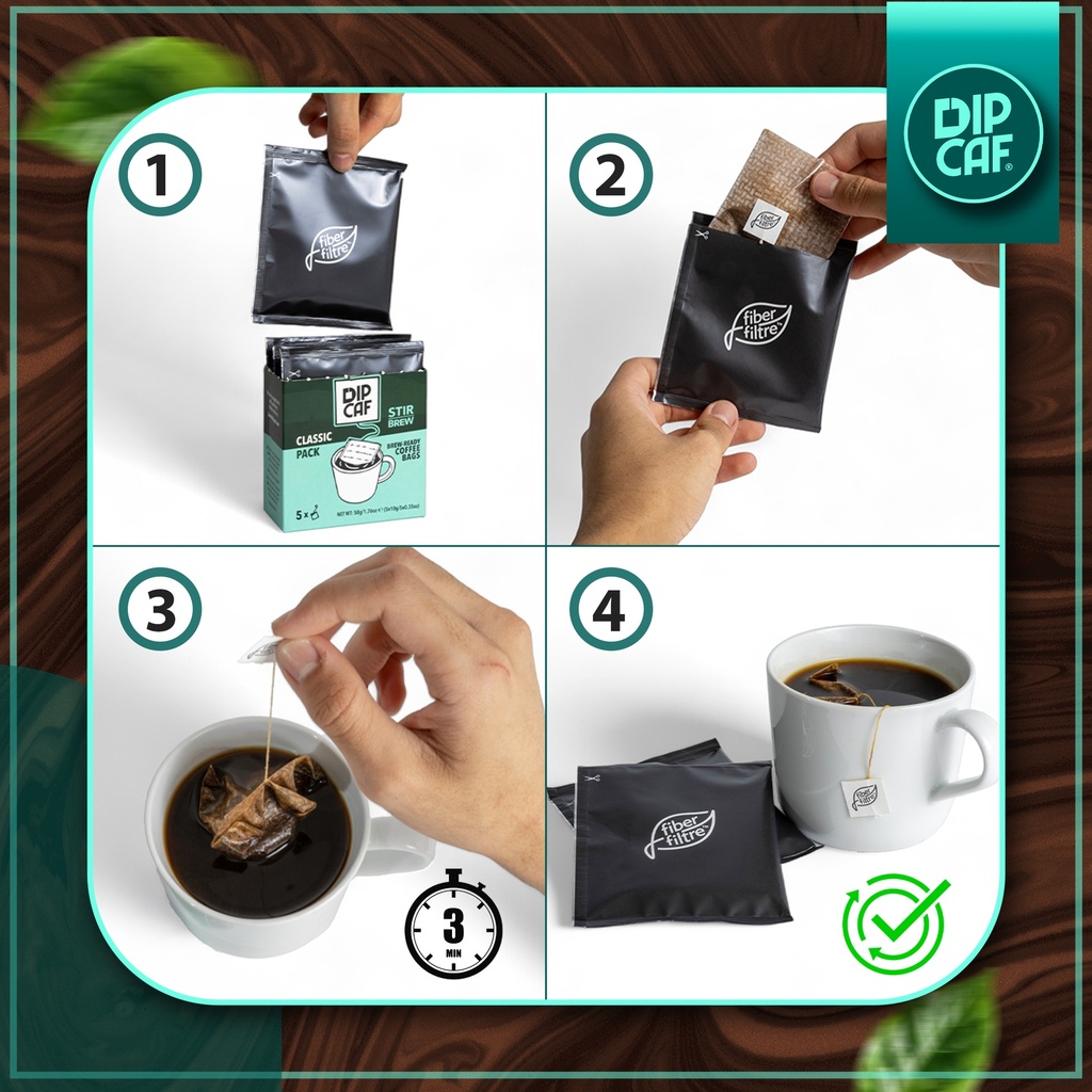Dipcaf Classic Box 5 pcs Coffee
