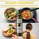 Olivenöl 750 ml | Extra nativ und Kaltgepresst | Olivenöl in Glasflasche