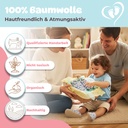 Kokopatik Organische Baumwolle Baby Hausschuhe rutschfest Neugeborene Mondruf