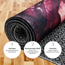 miqna Küchenteppich rutschfest, Waschbarer Küchenläufer Schwarz (Spice 100x200)