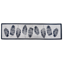 miqna Moderner Küchenläufer Waschbar Rutschfest Teppich Schwarz Weiß