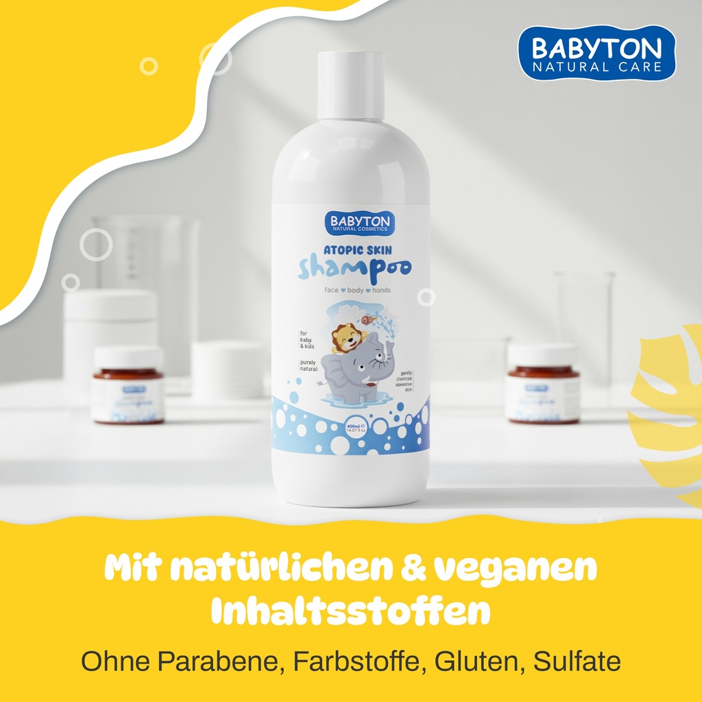 Babyton Baby Shampo | Sanfte Bio-Pflege für empfindliche Haut 400ml