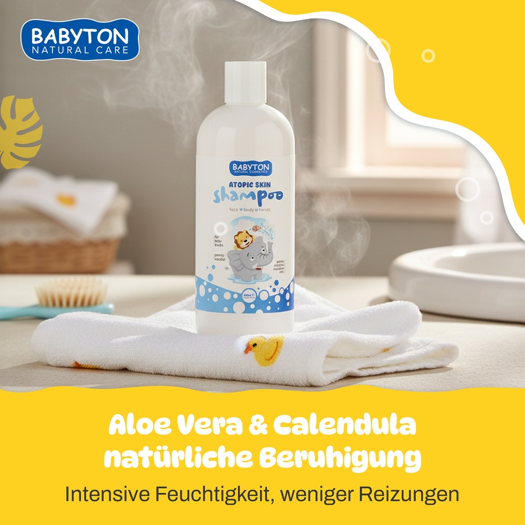 Babyton Baby Shampo | Sanfte Bio-Pflege für empfindliche Haut 400ml
