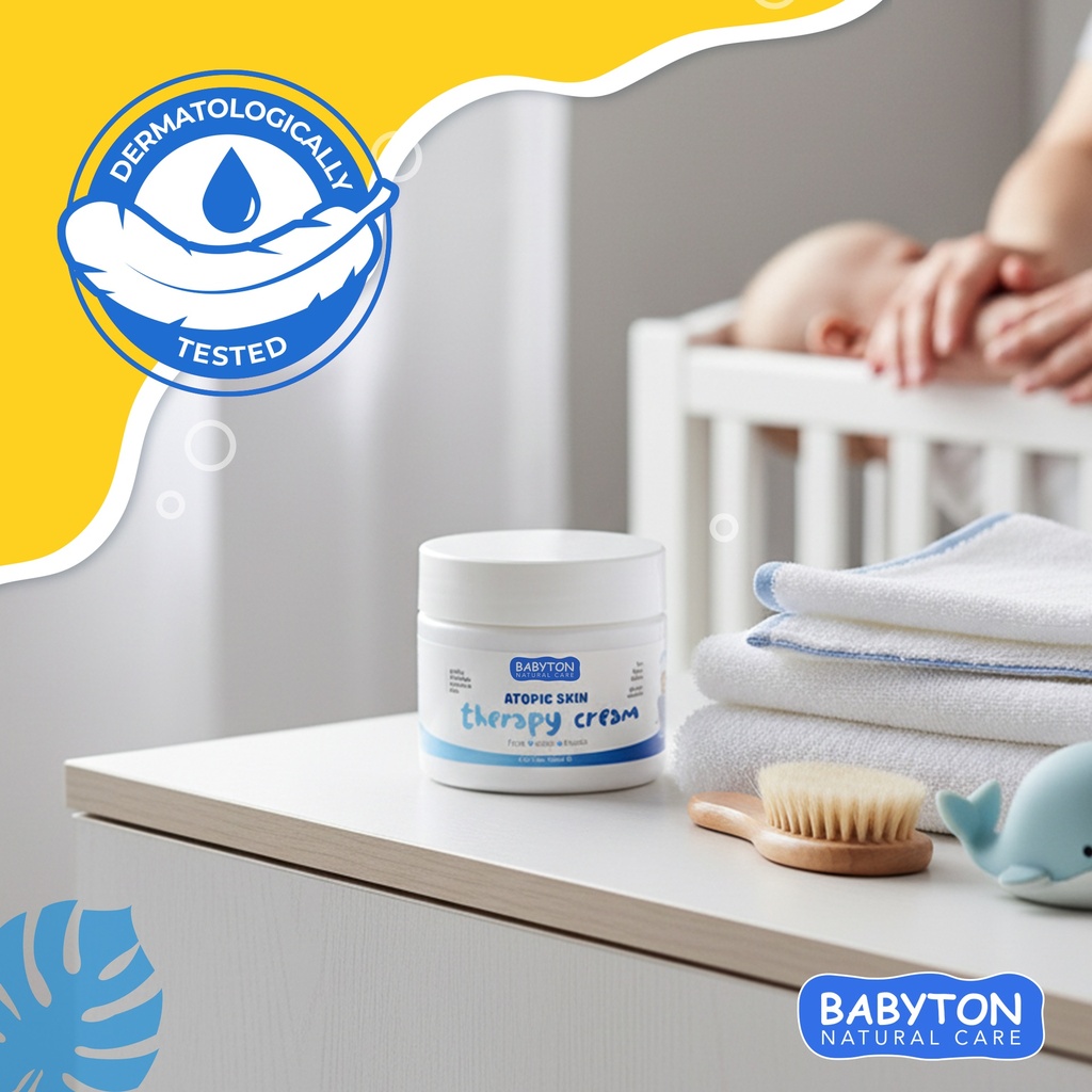 Babyton Atopic Skin Therapy Creme 100ml | Feuchtigkeit für Sensible Babyhaut