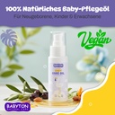 Babyton Baby Pflegeöl 50 ml | Natürliches Calendula-Aprikose Öl für empfindliche Haut