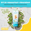 Babyton Mineral Sonnencreme SPF 30 für Babys & Kinder, Wasserfest, Sanft