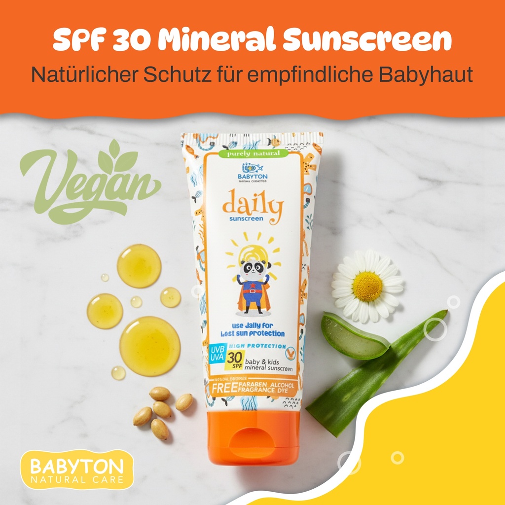 Babyton Baby And Kids Mineral Daily Sunscreen SPF 30