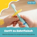 Babyton Silikon Zahnbürste für Babys 6-24 Monate, BPA-frei & weich