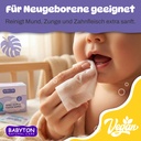 Babyton Baby Zahn- & Zahnfleischtücher 25 Stk, Fluoridfrei, Xylit, Einzeln
