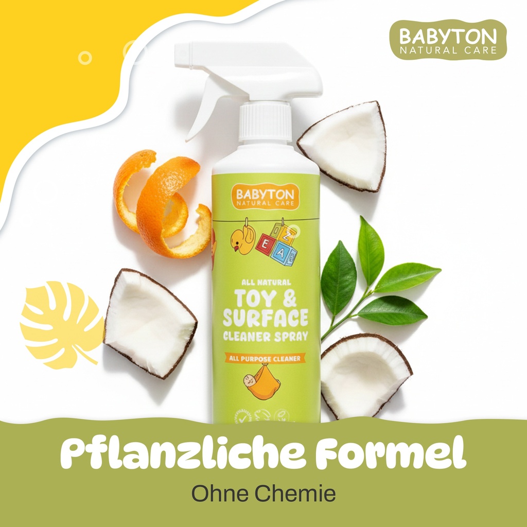 Babyton Natur-Reiniger 500 ml | Ungiftig, Pflanzlich, Für Babys & Kinder