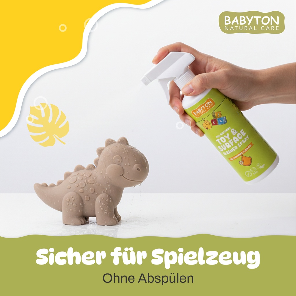 Babyton Natur-Reiniger 500 ml | Ungiftig, Pflanzlich, Für Babys & Kinder