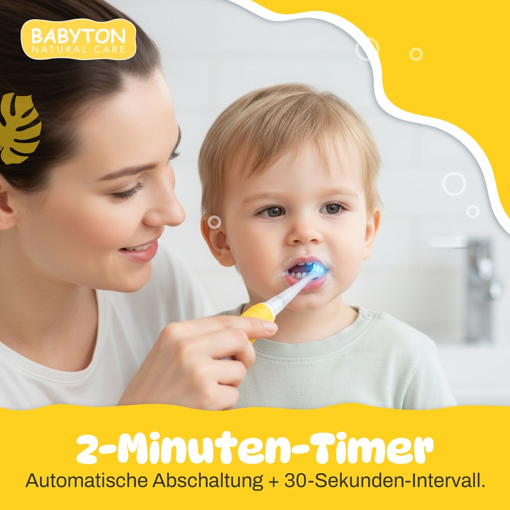 Babyton Sonic Kids Toothbrush & Replacement Head