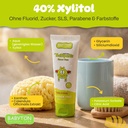 Babyton Natürliche Zahnpasta Tropischer Geschmack, SLS/Fluorid/Parabenfrei 50ml