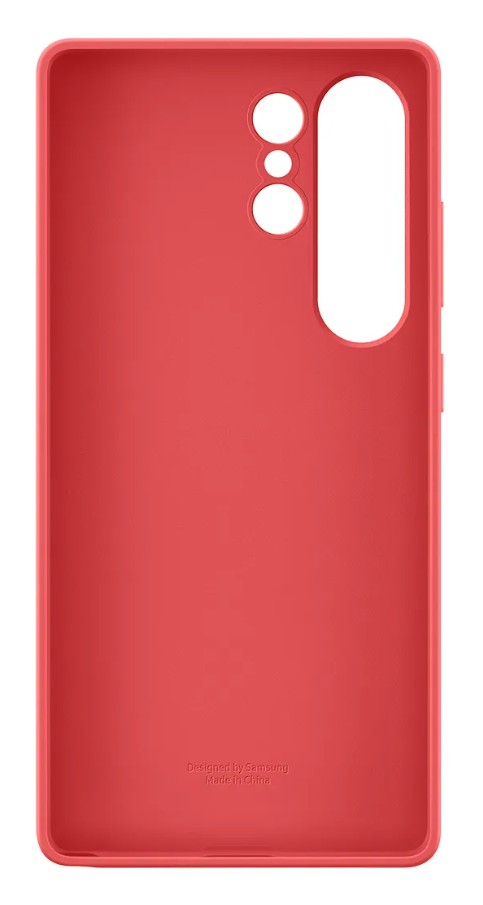 Samsung Silicone Case für Galaxy S25 Ultra Red