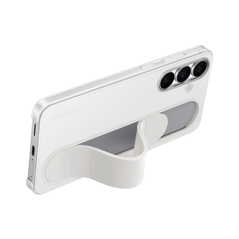 Samsung Standing Grip Cover für Galaxy S25 FE White