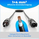 MC4 Doppelanschlusskabel Länge: 2,4 Meter