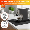 FireMat Black Edition Feuerfeste Unterlage 60x70cm| Hitzeschutzmatte