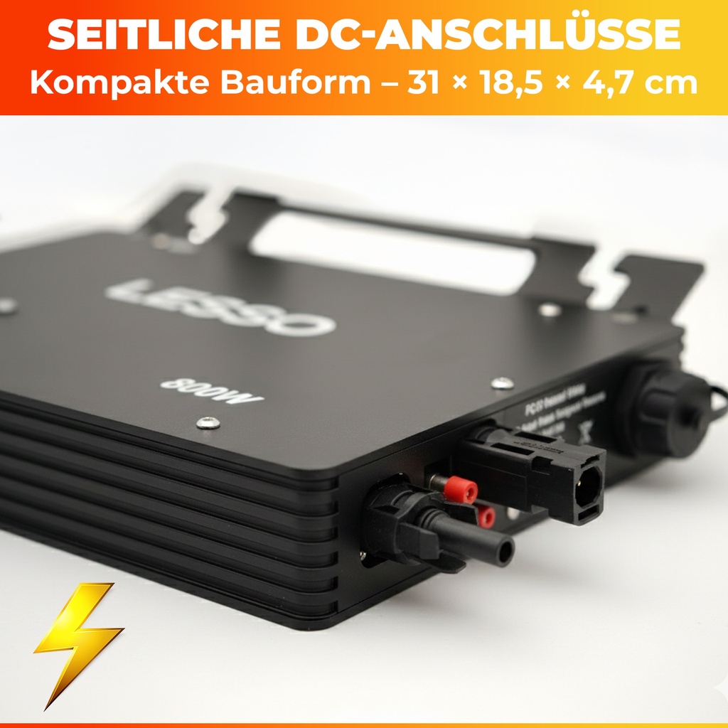 Mikro-Wechselrichter und Anschlusskabel – Ersatzteile für Balkonkraftwerk