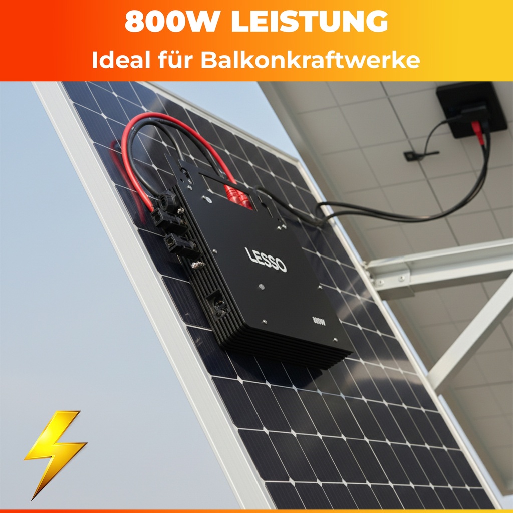 Mikro-Wechselrichter und Anschlusskabel – Ersatzteile für Balkonkraftwerk