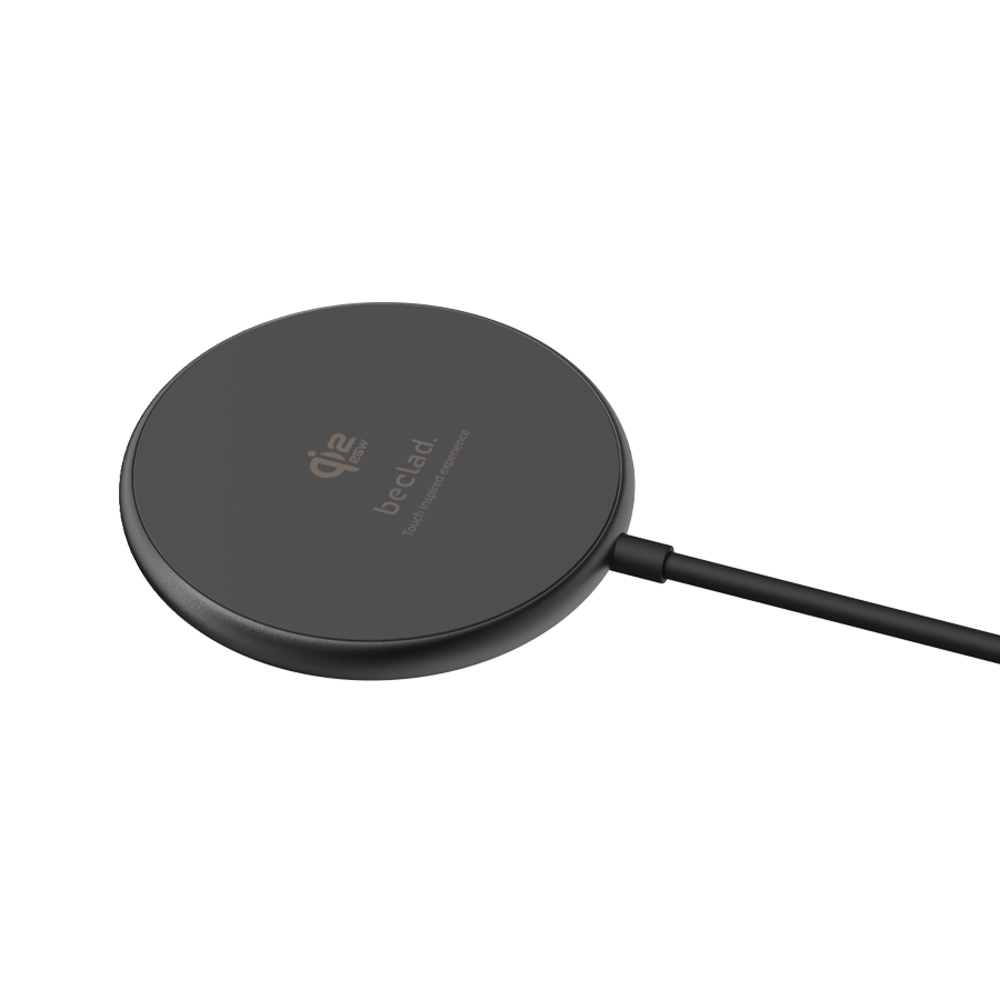 beclad. Wireless Charging Pad Black BE-PP121 (Qi2.2)