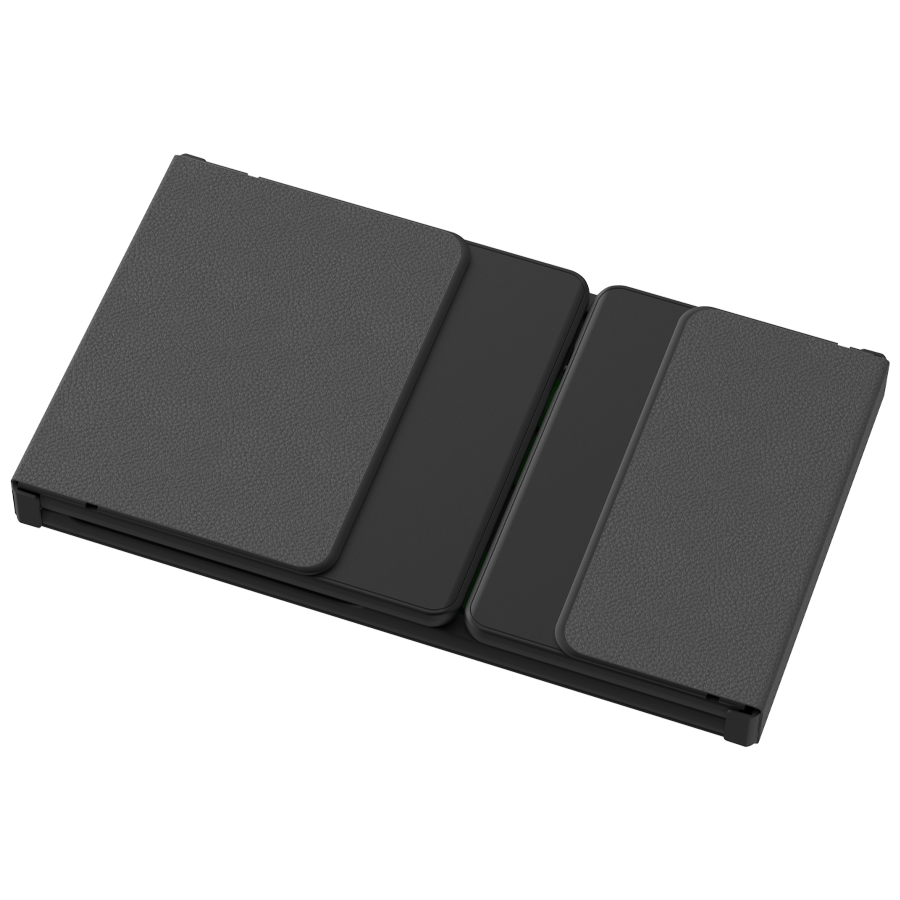 beclad. Foldable Bluetooth Keyboard with Number Pad Black BE-NK301