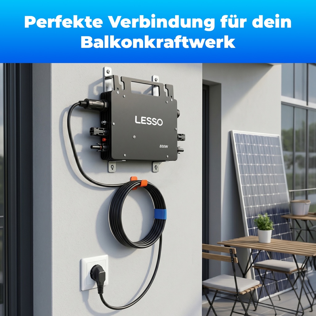Inverter-Anschlusskabel 5m Entnommen von LESSO