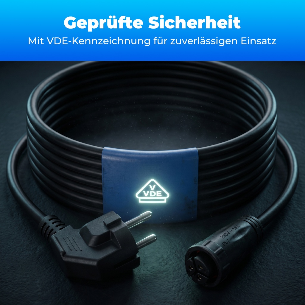 Inverter-Anschlusskabel 5m Entnommen von LESSO