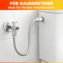 Flexibler 1.5 meter Anschlussschlauch aus Edelstahl für Wasseranschluss