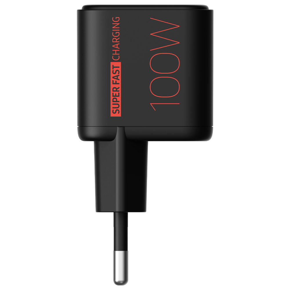 beclad. Mini 100W 1 Port Travel Adapter BLACK BT-PT110MBG-GR