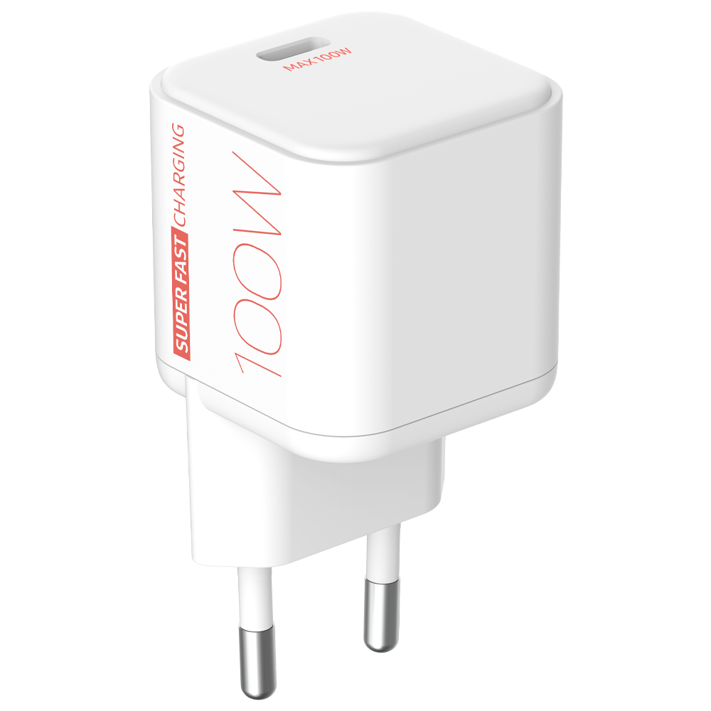 beclad. Mini 100W 1 Port Travel Adapter WHITE BT-PT110MWG-GR