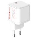 beclad. Mini 65W 1 Port Travel Adapter WHITE BT-PT165MWG-GR