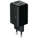beclad. 45W 2 Port Travel Adapter (C+A Max 45W) BLACK BE-PT245BG-GR