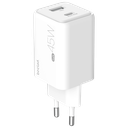beclad. 45W 2 Port Travel Adapter (C+A Max 45W) WHITE BE-PT245WG-GR