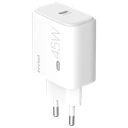 beclad. 45W Type C 1 port  Travel Adapter WHITE BE-PT646WG-GR