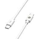 beclad. 100W C to C TPE Charging Cable (1.2m) White BE-PC110WG-GR
