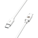 beclad. 60W C to C TPE Charging Cable (1.2m) / White BE-PC160WG-GR