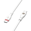 beclad. 60W C to C Silicone Charging Cable White BE-PC260WG-GR