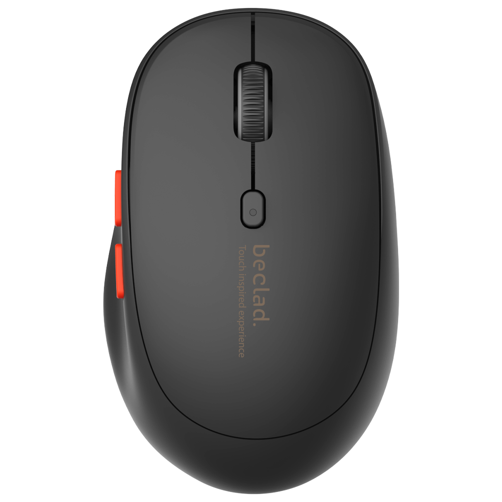 beclad. Multi-pairing Bluetooth Mouse(3 Bluetooth pairing) Black BE-NM001