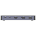 beclad. Double Display Docking Station Silver BE-ND001