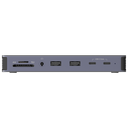 beclad. Double Display Docking Station Silver BE-ND001