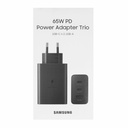 Samsung 65W Power Adapter Trio (w/o cable) black EP-T6530NBE