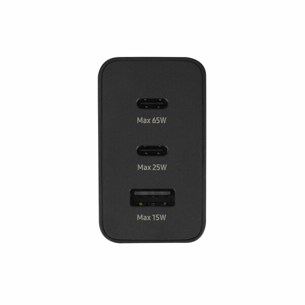 Samsung 65W Power Adapter Trio (w/o cable) black EP-T6530NBE
