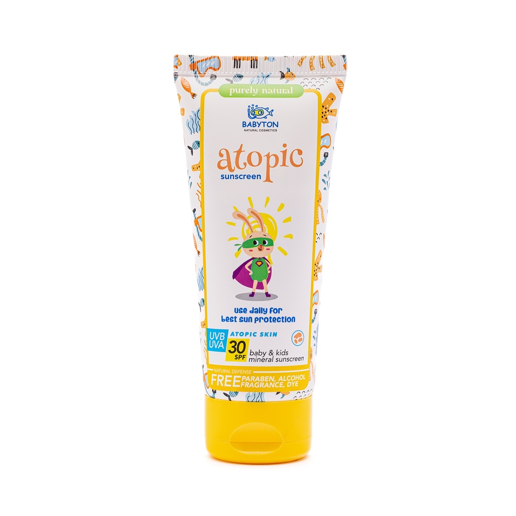 Babyton Mineral Sonnencreme SPF 30 für Babys & Kinder – Sensible Haut, Organisch